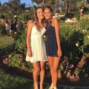 FREE PEOPLE NAVY DRESS